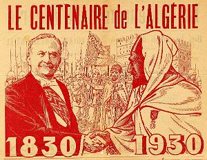 AFFICHE DU CENTENAIRE DE L ALGERIE 1830 1930-DOC ARMAND HERNANDEZ (2)